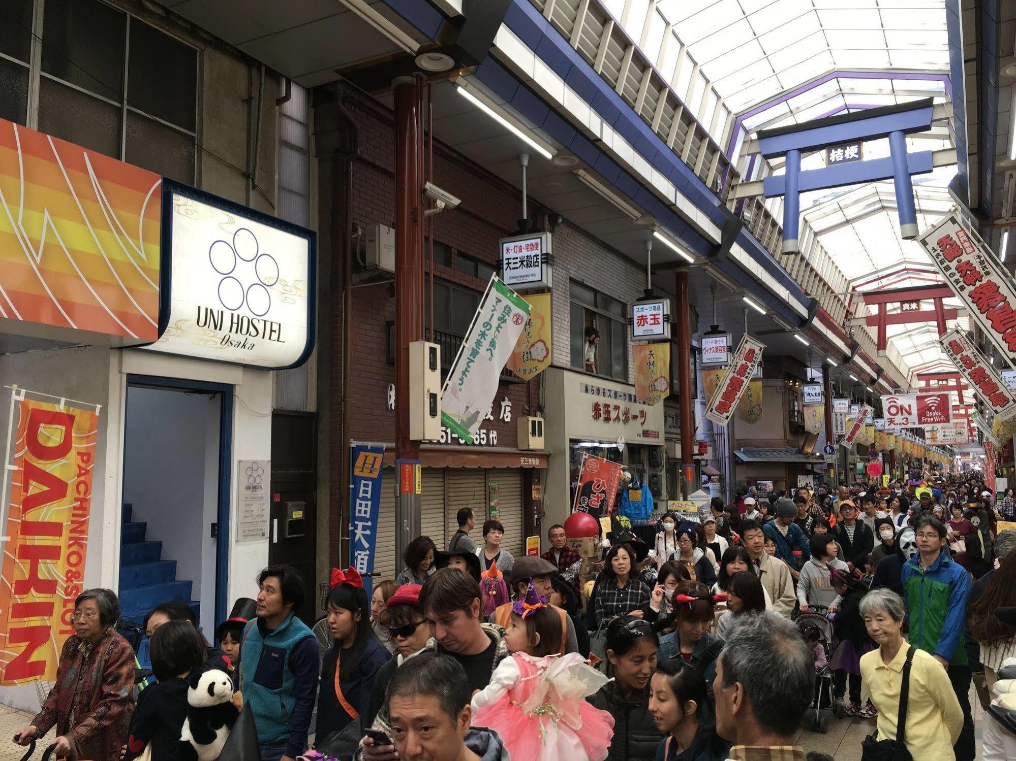 Uni Hostel Osaka Ngoại thất bức ảnh